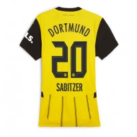 Borussia Dortmund Marcel Sabitzer #20 Replica Home Shirt Ladies 2024-25 Short Sleeve